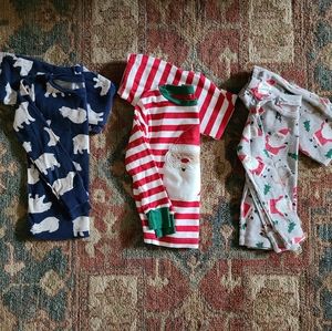 Bundle of Toddler Christmas Pajamas